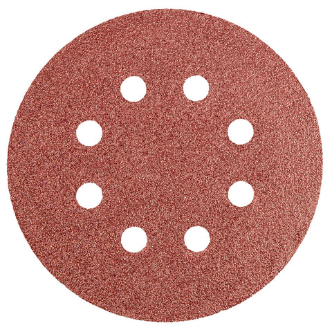 Csiszolókorong tépőzáras 125mm, K60, 8 lyukas, 5db, min. rendelés: 5cs