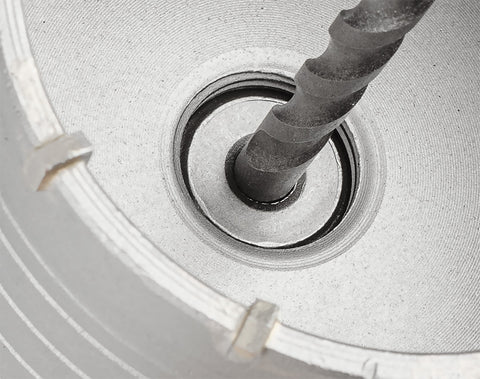 GRAPHITE 55H321 Koronafúró, körkivágó, 65 mm, SDS Plus szárral és központfúróval