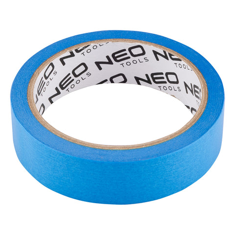 Ragasztószalag festőszalag kék, papír, precíziós, időjárásálló, 14napig UV álló, nyílászárókhoz, 25mm x 25m