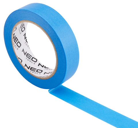 Ragasztószalag festőszalag kék, papír, precíziós, időjárásálló, 14napig UV álló, nyílászárókhoz, 25mm x 50m