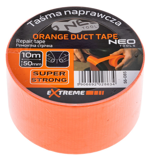 Ragasztószalag narancs EXTREME, Duct Tape, üvegszálas PE, 50mm x 10m