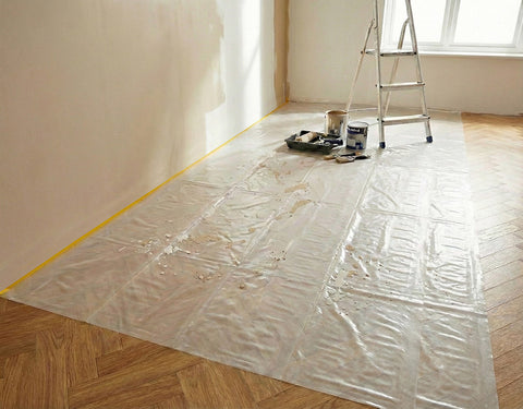 Takarófólia öntapadós, 2,7x15m, 15mm-es ragasztószegéllyel