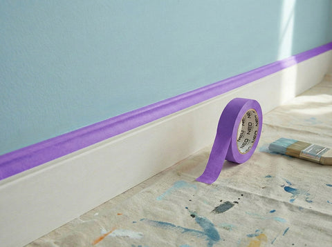 Ragasztószalag festőszalag lila, precíziós japán washi papír, 30 napig UV álló,színhatároláshoz, 24mmx50m