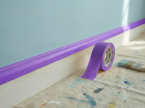 Ragasztószalag festőszalag lila, precíziós japán washi papír, 30 napig UV álló,színhatároláshoz, 36mmx50m