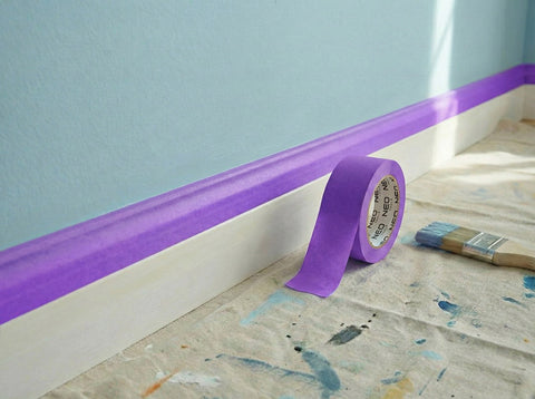 Ragasztószalag festőszalag lila, precíziós japán washi papír, 30 napig UV álló,színhatároláshoz, 48mmx50m