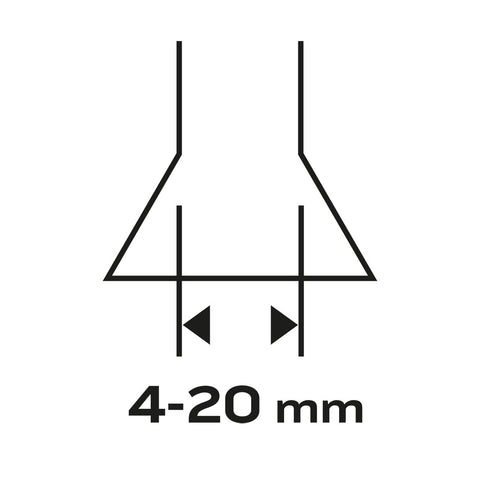 Külső sorjázó, élletörő, 4-20mm, hatlapú