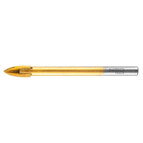Univerzális 4 élű üvegfúró, fa, műanyag, fém, kőzet, kerámia fúráshoz, 7mm