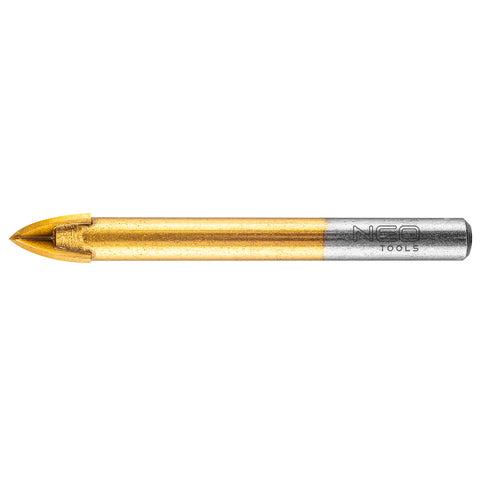 Univerzális 4 élű üvegfúró, fa, műanyag, fém, kőzet, kerámia fúráshoz, 10mm