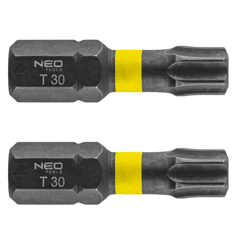 Torziós ütvecsavarozó bit Torx 30x25mm, 2db