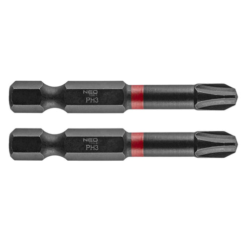 Torziós ütvecsavarozó bit PH3x50mm, 2db