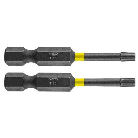 Torziós ütvecsavarozó bit Torx 15x50mm, 2db
