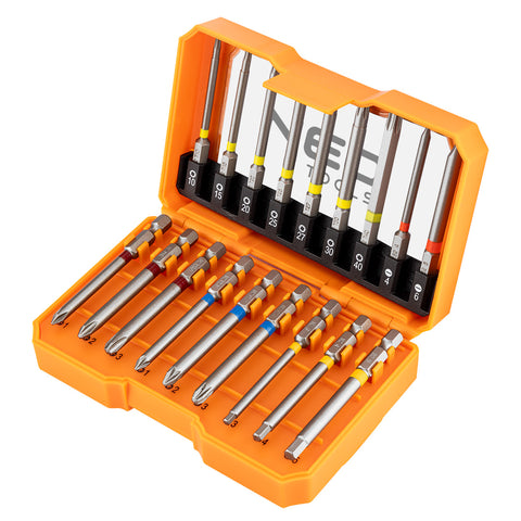 Csavarhúzó bitkészlet, 18db, bitek 75mm-18db, NEO TOOLS