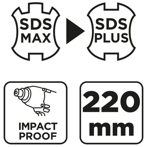 GRAPHITE 56H559 SDS MAX-SDS PLUS adapter