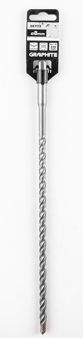 Betonfúró SDS PLUS, 2 élű, dupla spirálos, 8x310mm