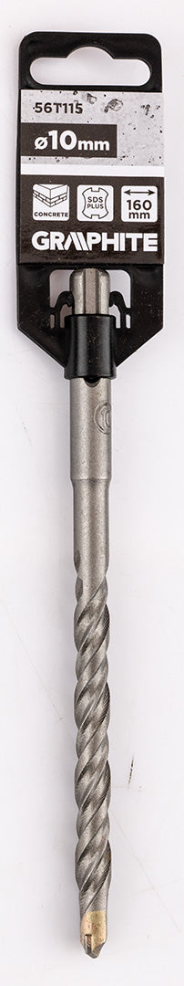 Betonfúró SDS PLUS, 2 élű, dupla spirálos, 10x160mm, min.rendelés: 3db