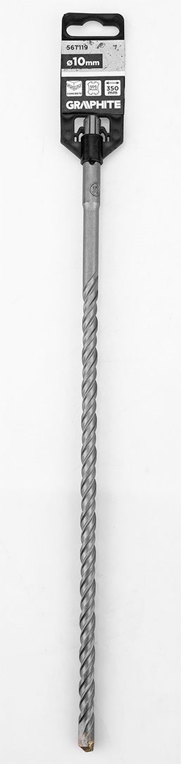 Betonfúró SDS PLUS, 2 élű, dupla spirálos, 10x350mm