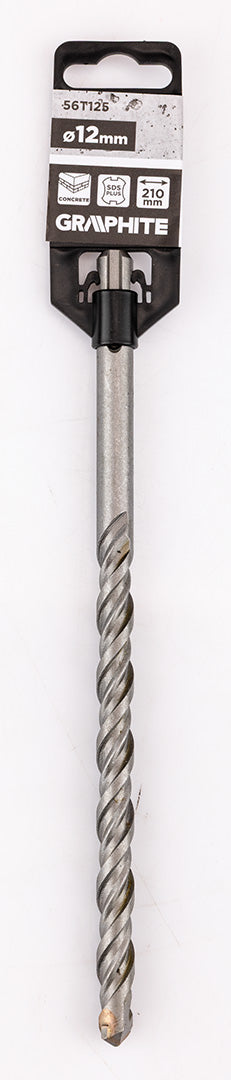 Betonfúró SDS PLUS, 2 élű, dupla spirálos, 12x210mm