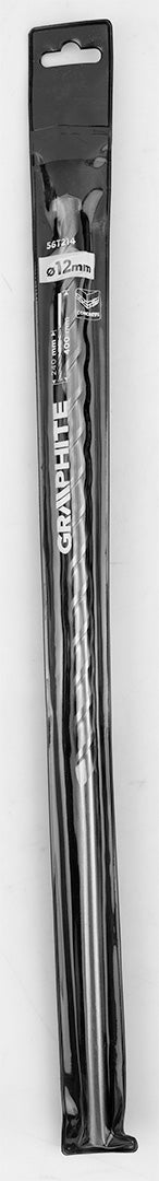 Betonfúró, hengeres szárú, 12x400mm