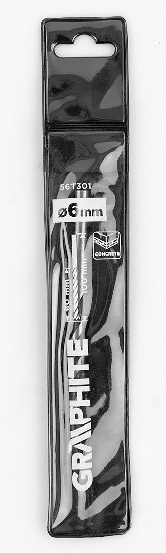 Betonfúró, hengeres szárú, élezett, 6x100mm, min.rendelés: 3db