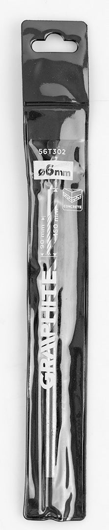 Betonfúró, hengeres szárú, élezett, 6x150mm, min.rendelés: 3db