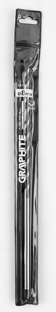 Betonfúró, hengeres szárú, élezett, 8x250mm, min.rendelés: 3db