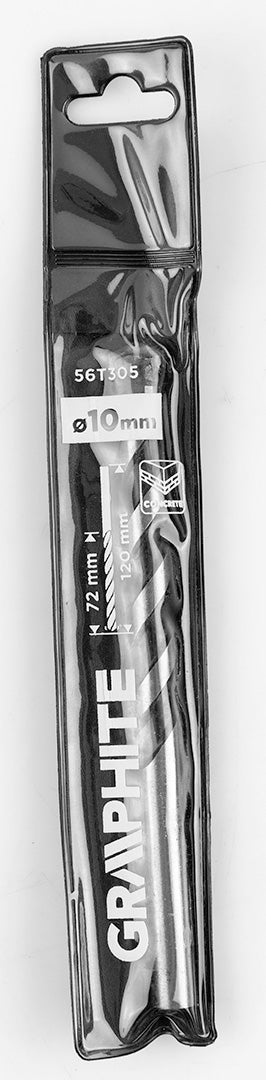 Betonfúró, hengeres szárú, élezett, 10x120mm, min.rendelés: 3db