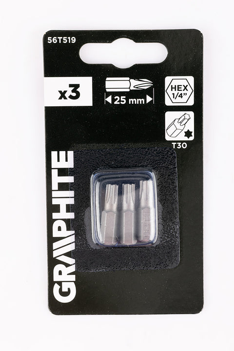 Csavarhúzó bit T30, 25mm, 3db, min.rendelés: 3db