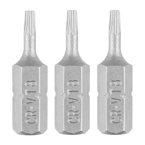 Csavarhúzó bit T8, 25mm, 3db, min.rendelés: 3db