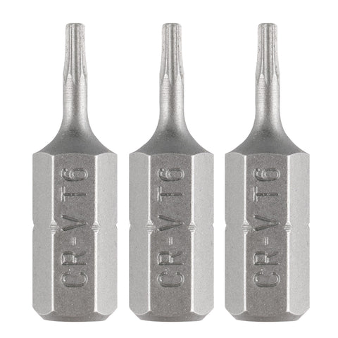 Csavarhúzó bit T6 25mm, 3db, min.rendelés: 3db