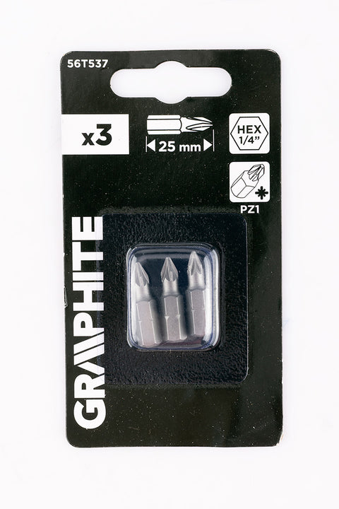 Csavarhúzó bit PZ1, 25mm, 3db, min.rendelés: 3db