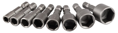 Csavarbehajtó készlet, hatlapfejű csavarokhoz, 1/4"-os szárral, 5-13mm, 8db-os