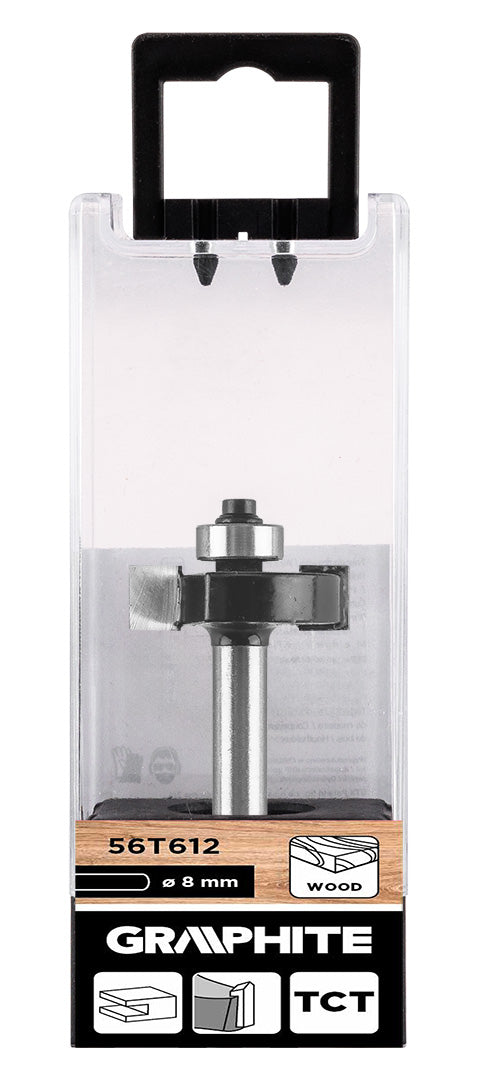 Felsőmaró kés, horonymaró, 32x10mm, 8mm szárral