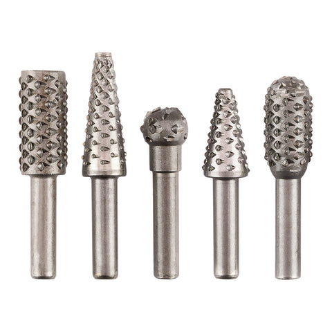 Marókészlet fához, 6,3mm-es szárral, 5db-os