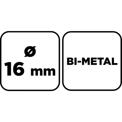 Körkivágó, Bi-Metal, 16mm
