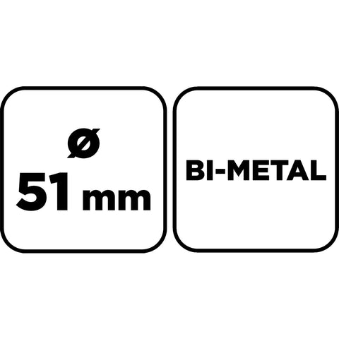 Körkivágó, Bi-Metal, 51mm