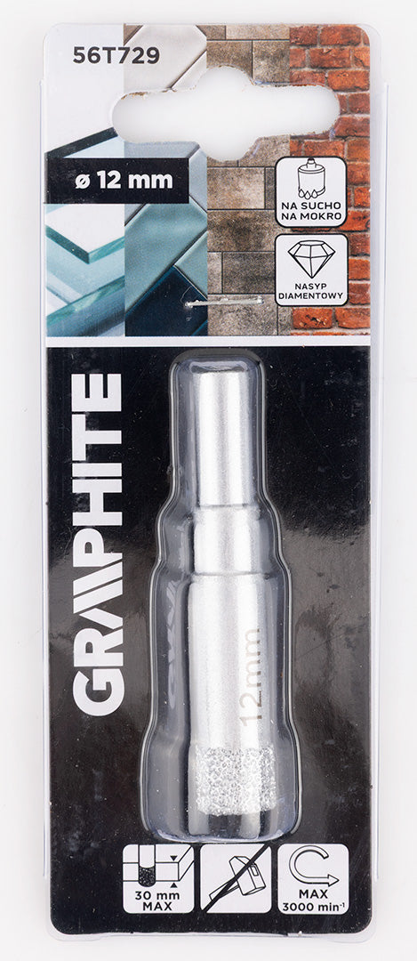 Gyémántfúró 12mm