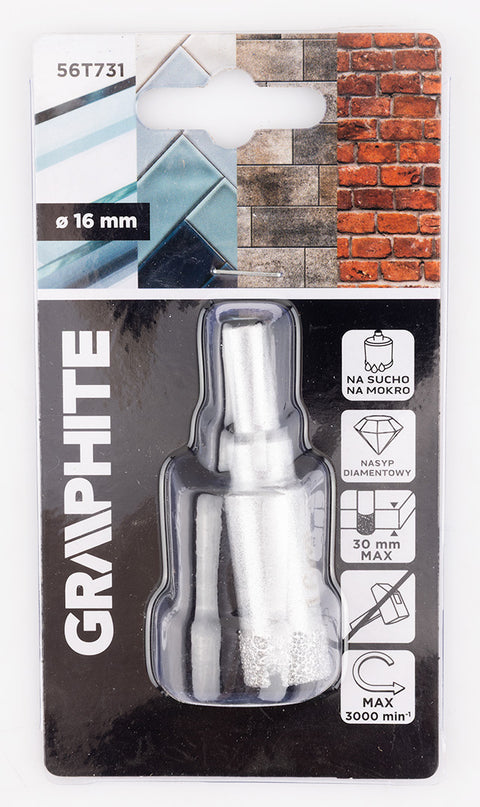 Gyémántfúró 16mm