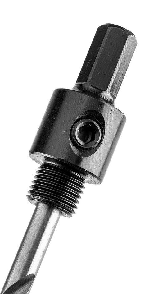 Központfúró befogóadapterrel, Bi-Metál körkivágókhoz, 14-30mm, hatszög szárral