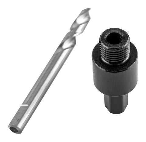 Központfúró befogóadapterrel, Bi-Metál körkivágókhoz, 14-30mm, hatszög szárral