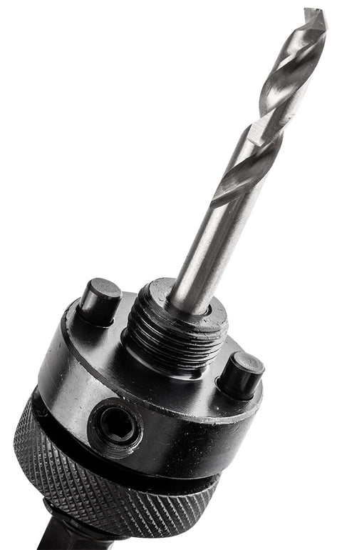 Központfúró befogóadapterrel, Bi-Metál körkivágókhoz, 32-152mm, hatszög szárral