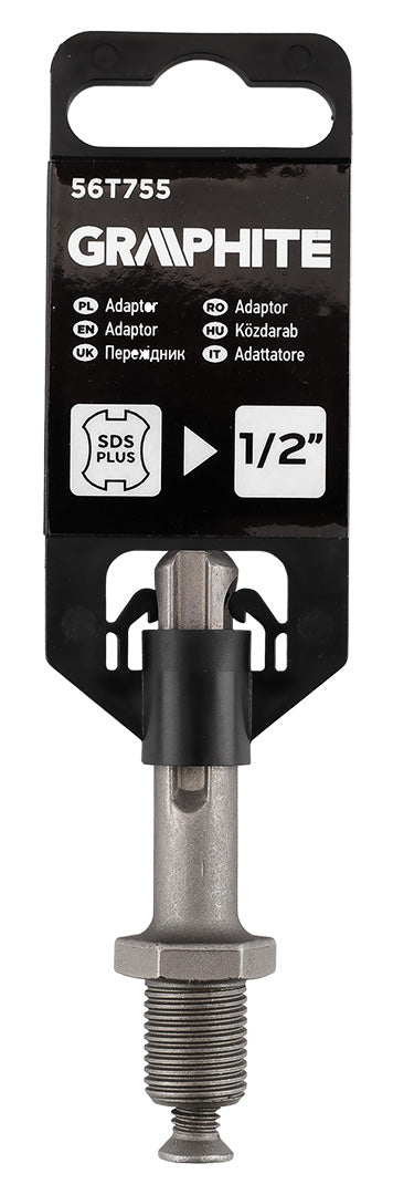 Tokmányadapter SDS PLUS, 1/2"-os menettel