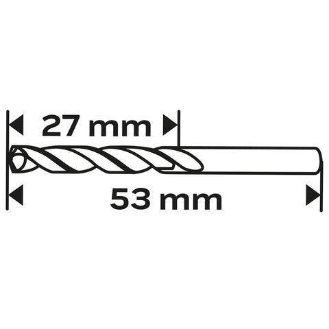 Csigafúró HSS-Cobalt 5% 2.2mm, 3db