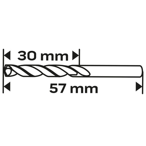 Csigafúró HSS-Cobalt 5% 2.5mm, 3db, NEO TOOLS
