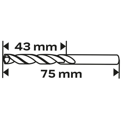 Csigafúró HSS-Cobalt 5% 4mm, min. rendelés: 5db, NEO TOOLS