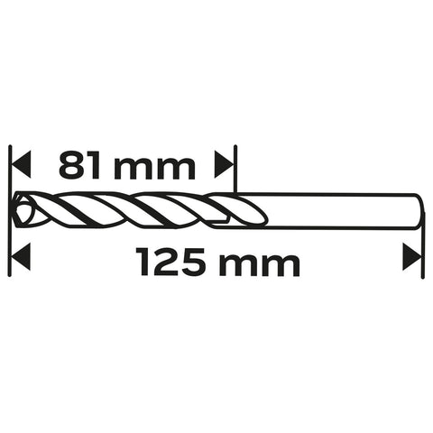 Csigafúró HSS-Cobalt 5% 9.5mm