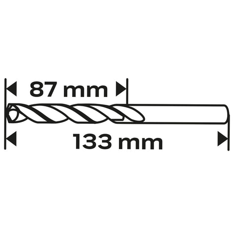 Csigafúró HSS-Cobalt 5% 10mm, NEO TOOLS