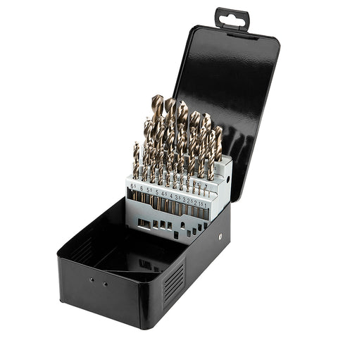 Csigafúró készlet HSS-Cobalt, 1-13mm, 25db