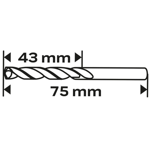 Csigafúró HSS Titán bevonattal 4.2mm, min. rendelés: 5db