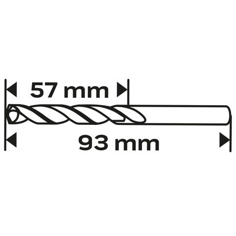 Csigafúró HSS Titán bevonattal 6mm, min. rendelés: 5db