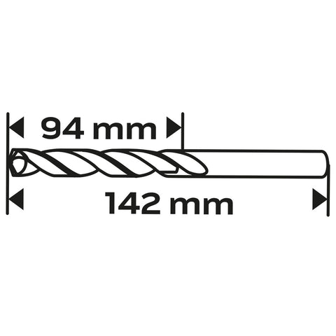 Csigafúró HSS Titán bevonattal 11mm